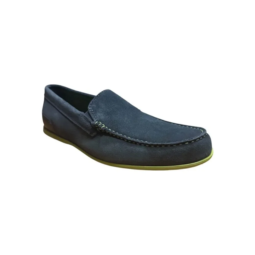 Rockport Malcom Venetian Dark Grey/Green Loafer Men’s Size 7.5M